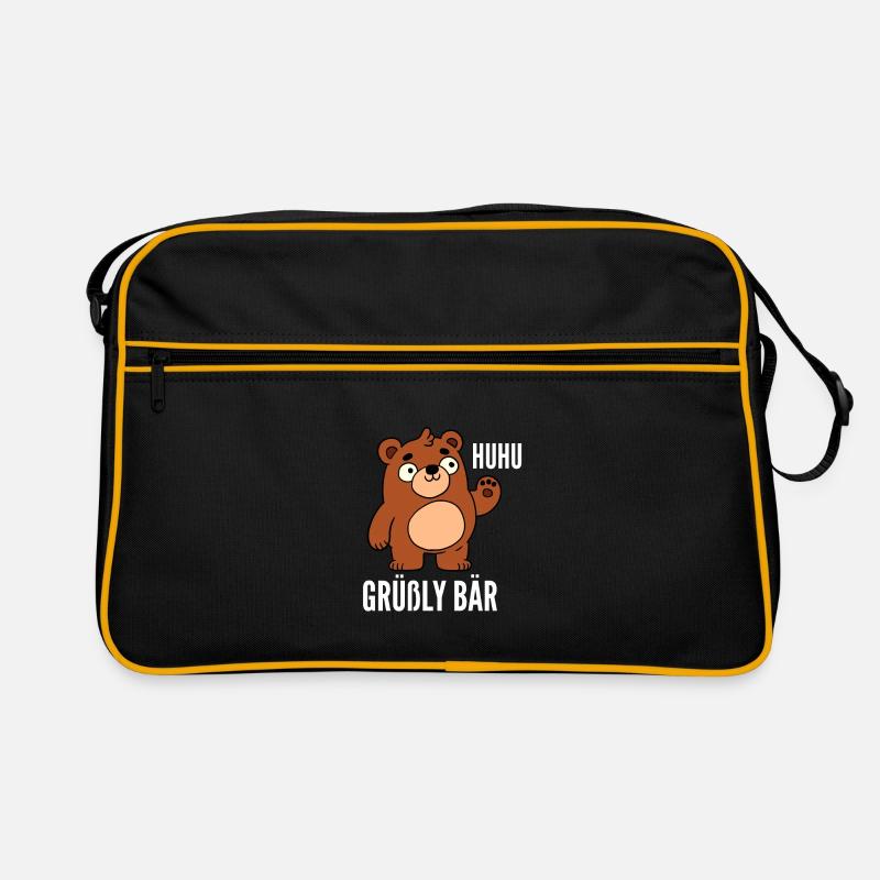 Ours de salutation Huhu Sac Retro