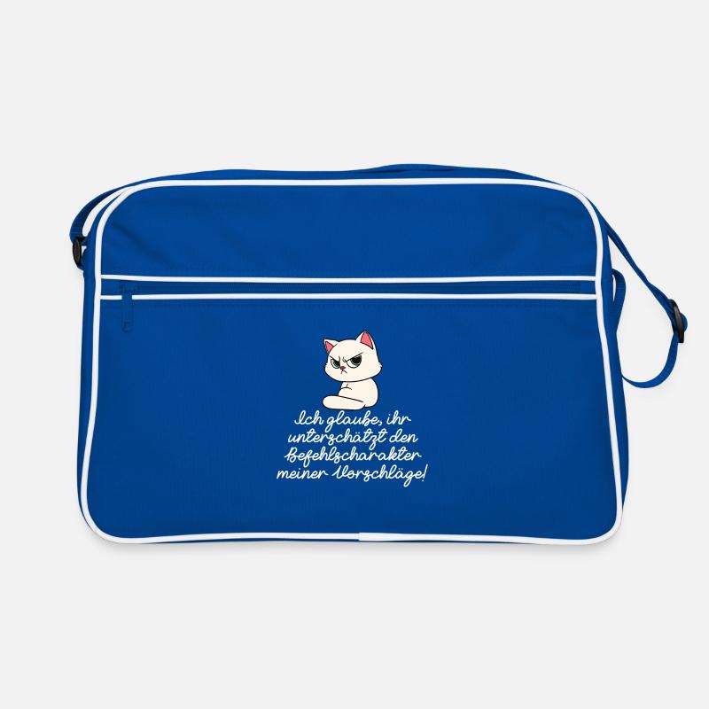 Cat Diva Commands Retro Bag