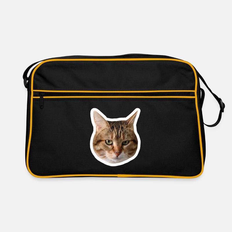 Missty Sad Decal - Retro Tasche - Schwarz/Gold