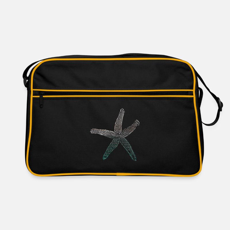 starfish - Retro Bag - black/gold