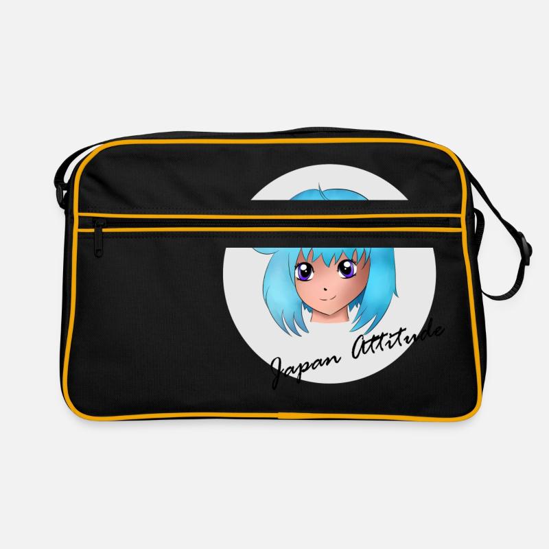 Mangamädchen Retro Tasche