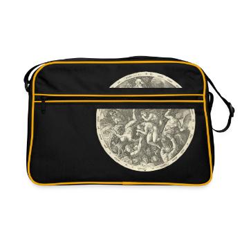 The cursed go to hell - Retro Bag - black/gold - Front