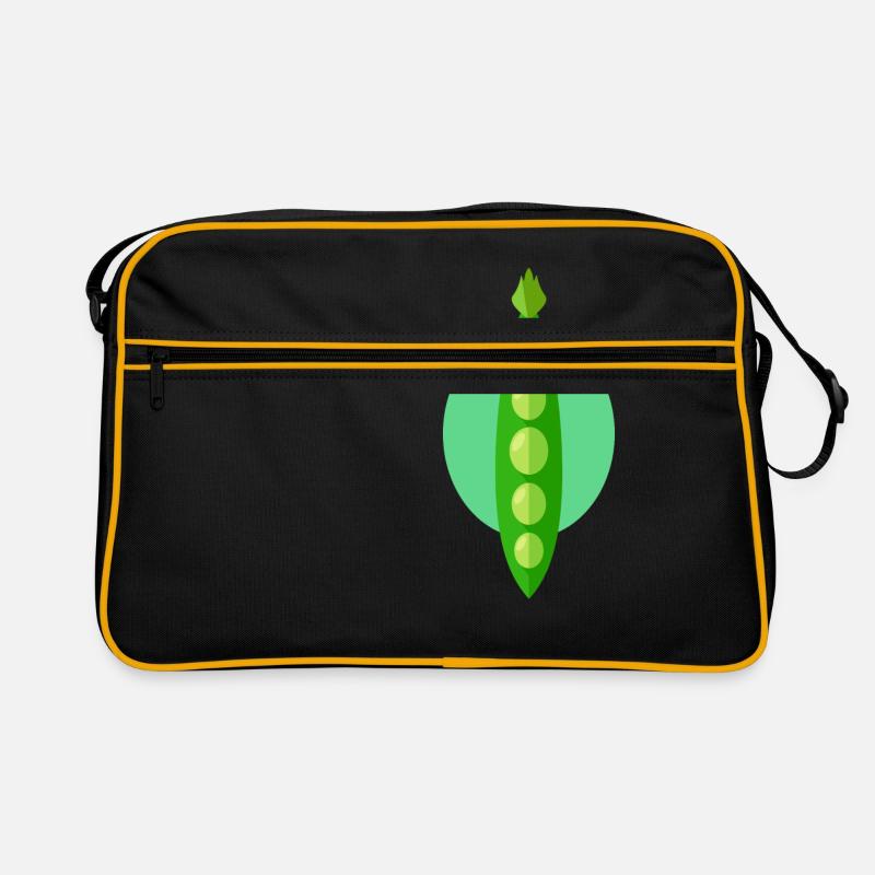 Bean pea peas beanstalk Retro Bag