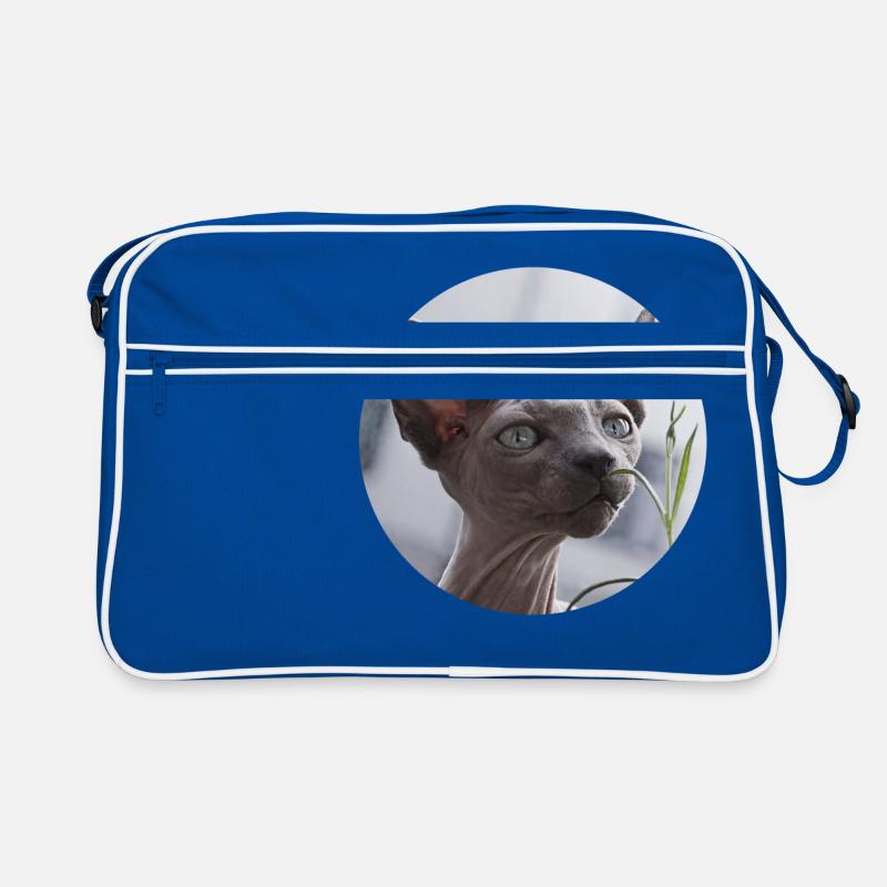 Chat nu chat sphynx Sac Retro