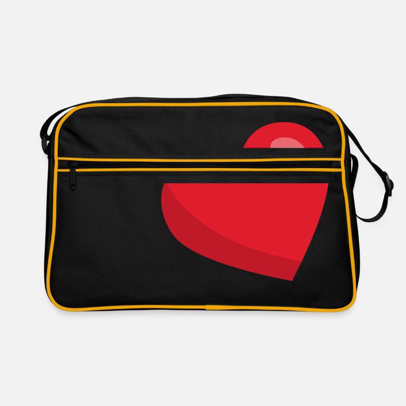 Herz Retro Tasche