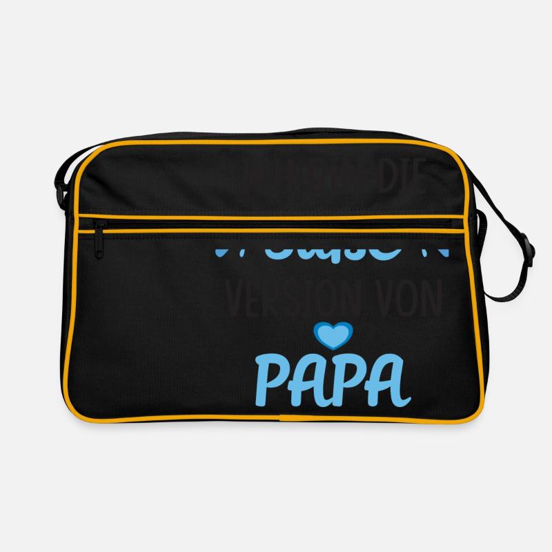 Ich bin die süße Version von Papa Spruch Retro Tasche