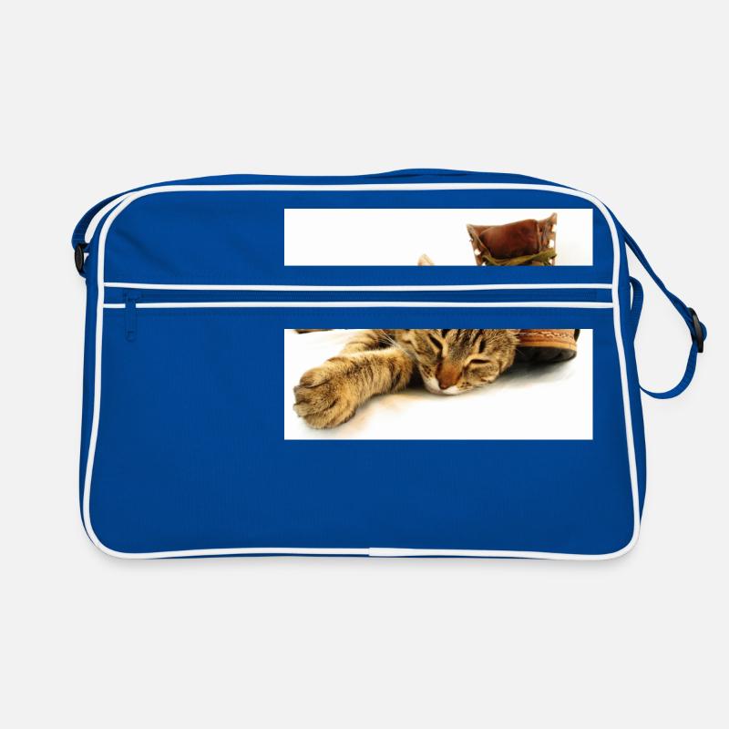 Katze Retro Tasche