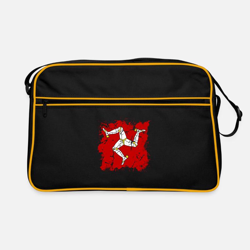 Drapeau de l’île de Man Triskele Drapeau de l’île de Man Sac Retro