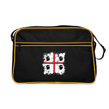 Sardinia Flag Sardinian Flag Sardegna Flag - Retro Bag - black/gold - Front