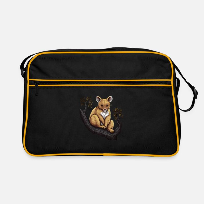 Baumkänguru Baby Känguru Beuteltier Kangaroo Retro Tasche