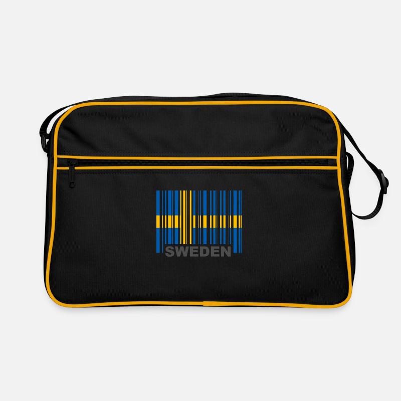 Schweden Flagge Barcode GTIN EAN UPC Code EU Retro Tasche