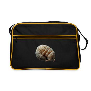 Assel - Retro Tasche - Schwarz/Gold - Vorne