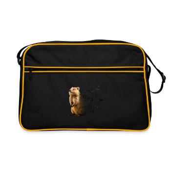 Quokka - Sac Retro - noir/or - Devant