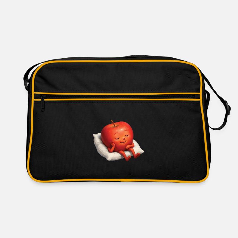 Apfel Retro Tasche