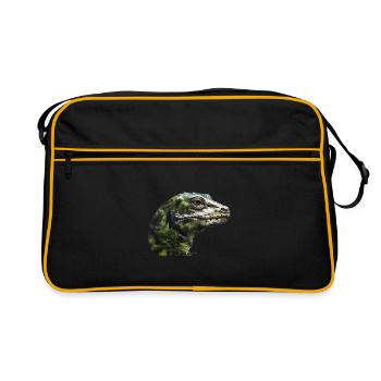 Salamander - Retro Tasche - Schwarz/Gold - Vorne
