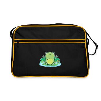 Frog frog pond - Retro Bag - black/gold - Front