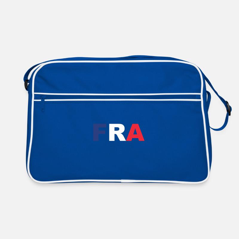 France Flag ISO Code FRA EU Retro Bag