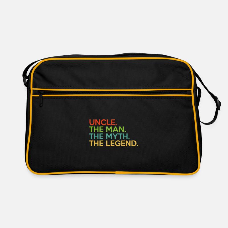 Uncle. The Man. The Myth. The Legend. Super Uncle Retro Bag