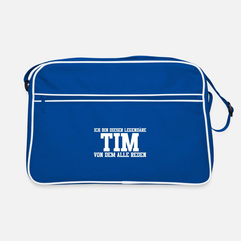 Tim Name Design Retro Tasche