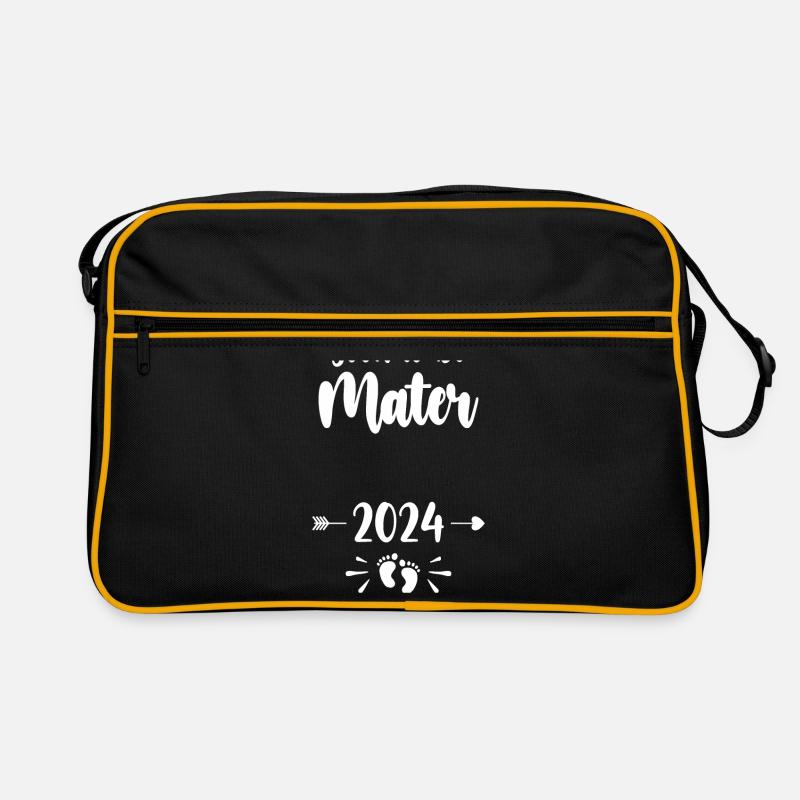 Mater Bald Mutter 2024 Mutter schwanger Kinder Mot Retro Tasche