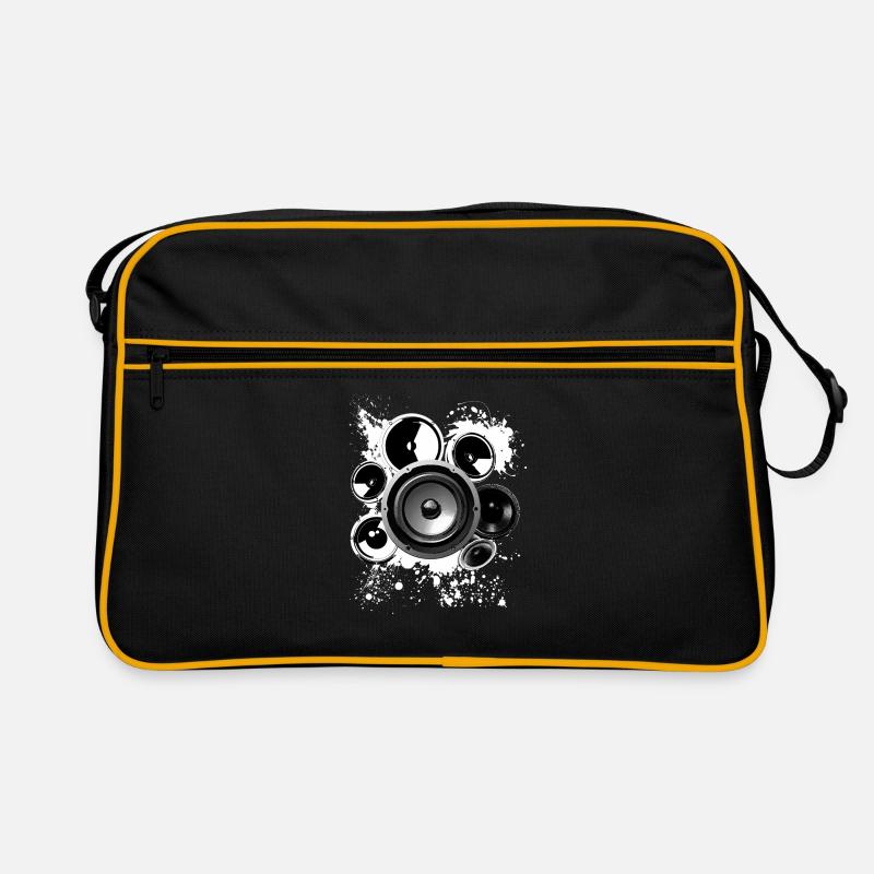 Dark Techno Loudspeaker EDM Retro Tasche