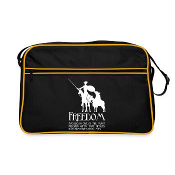 Freedom, Sancho (sombre) - Sac Retro - noir/or - Devant