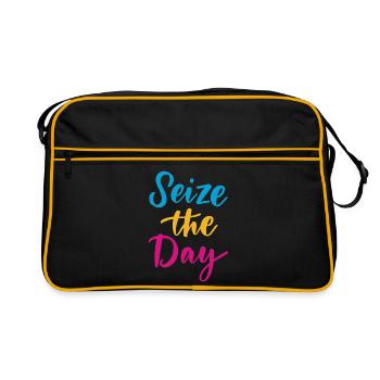 Saisissez le jour - Sac Retro - noir/or - Devant