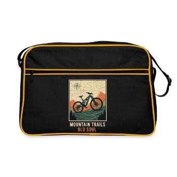 Mountain Trails Old Soul - Retro Bag - black/gold - Front