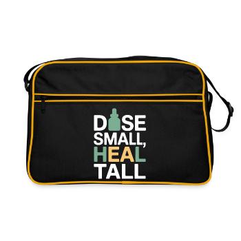 Certified Clinical Micro-Dose Specialist Apparel  - Retro Bag - black/gold - Front