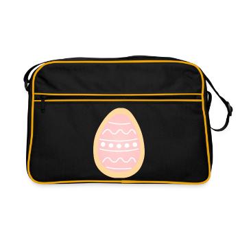 Biscuit Œuf de Pâques pastel - Sac Retro - noir/or - Devant