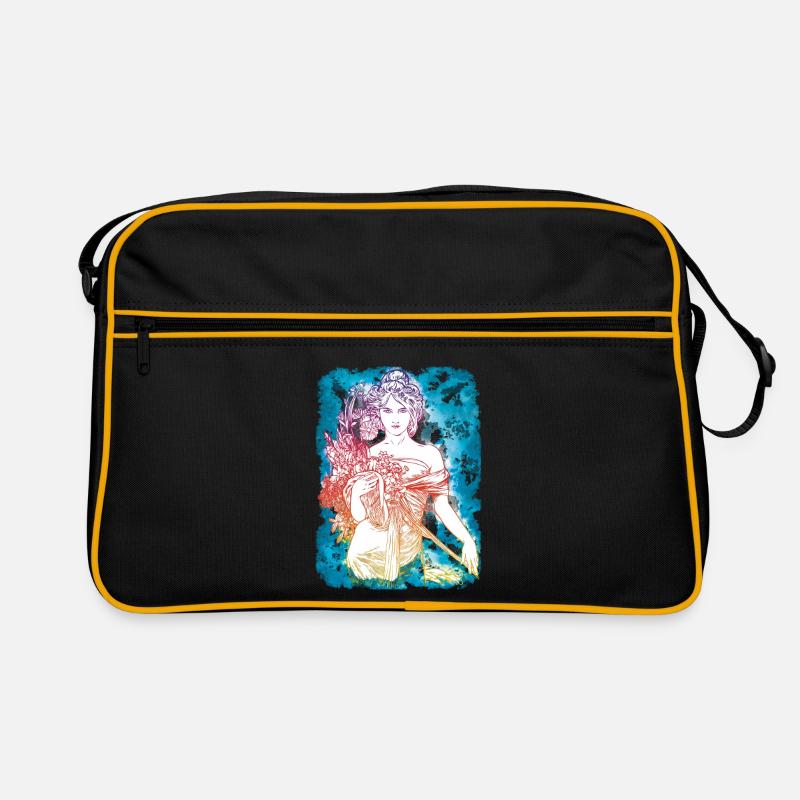 Alfons Mucha - Sac Retro - noir/or