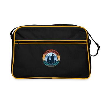 Père et fille - Sac Retro - noir/or - Devant