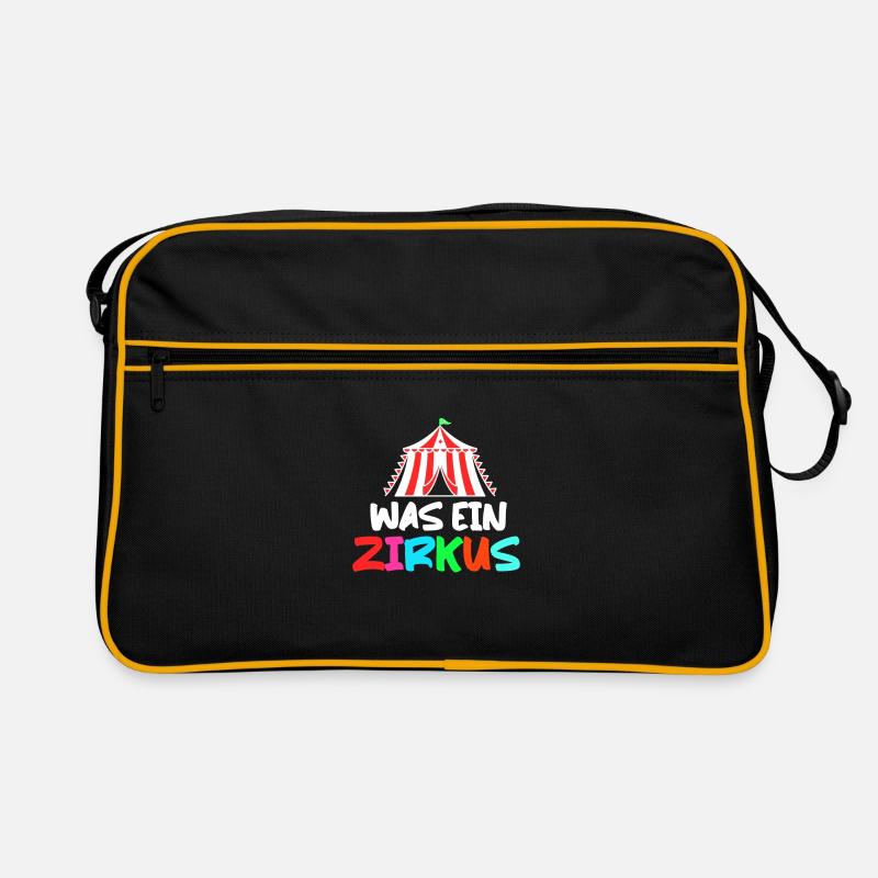 Was ein Zirkus Retro Tasche