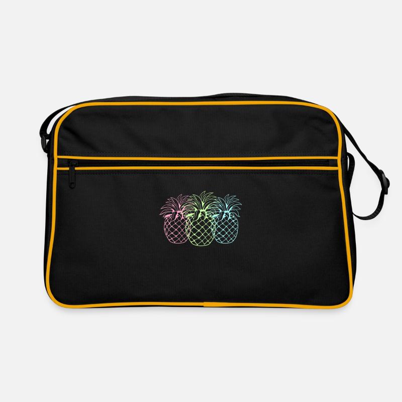 Pastel Ananas Sac Retro
