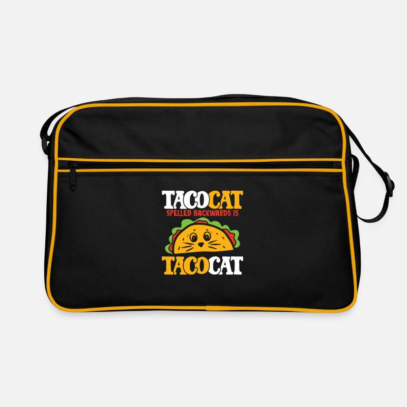 Taco-Katze Retro Tasche