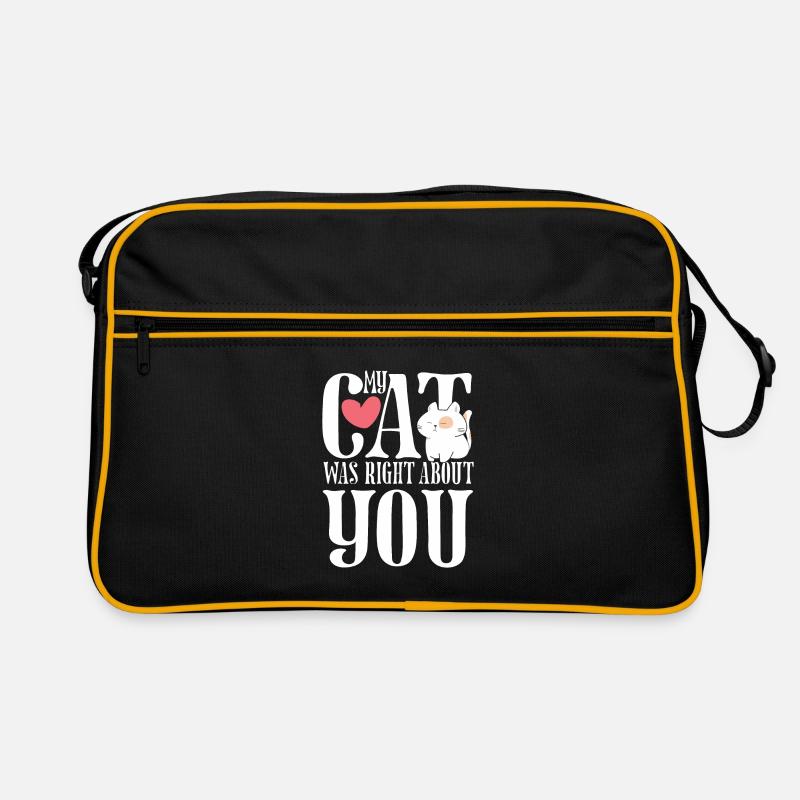 Mon chat droit Sac Retro