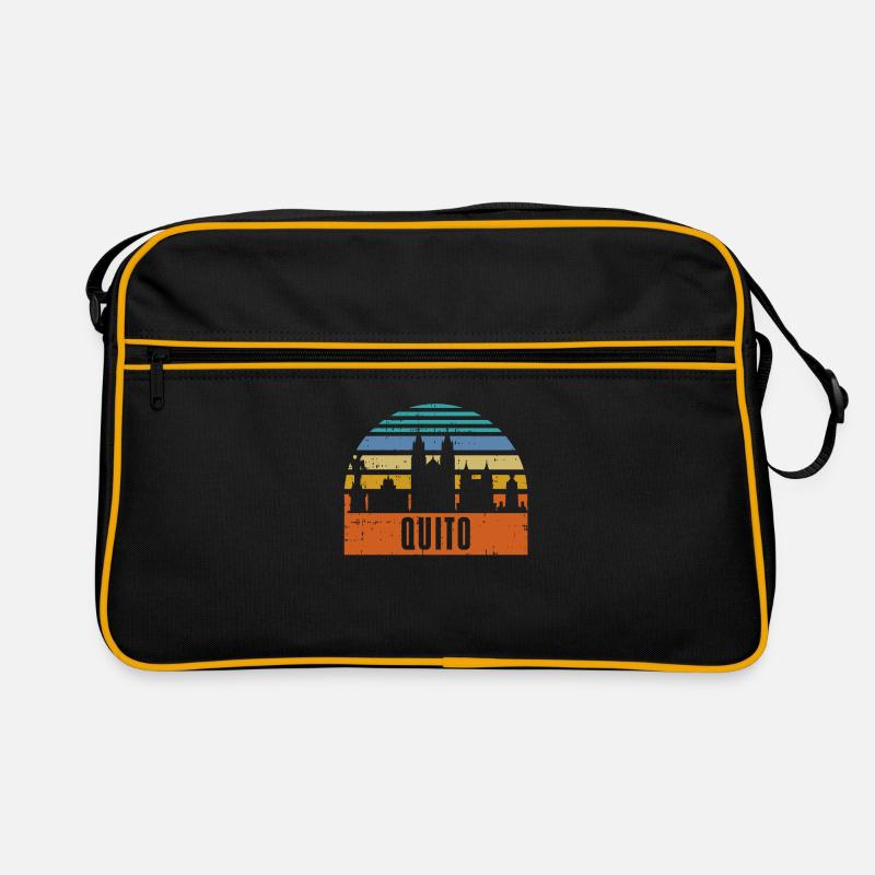 Quito Ecuador Skyline Gift Retro Bag