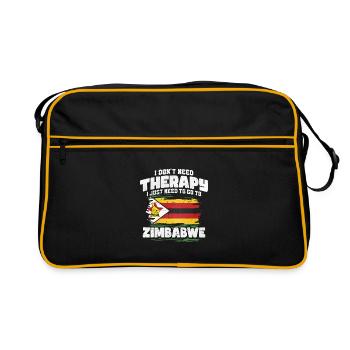 Zimbabwe - Sac Retro - noir/or - Devant