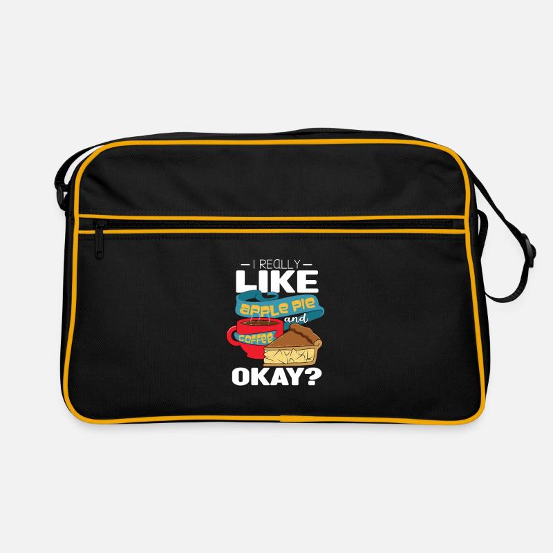 Apfelkuchen Retro Tasche