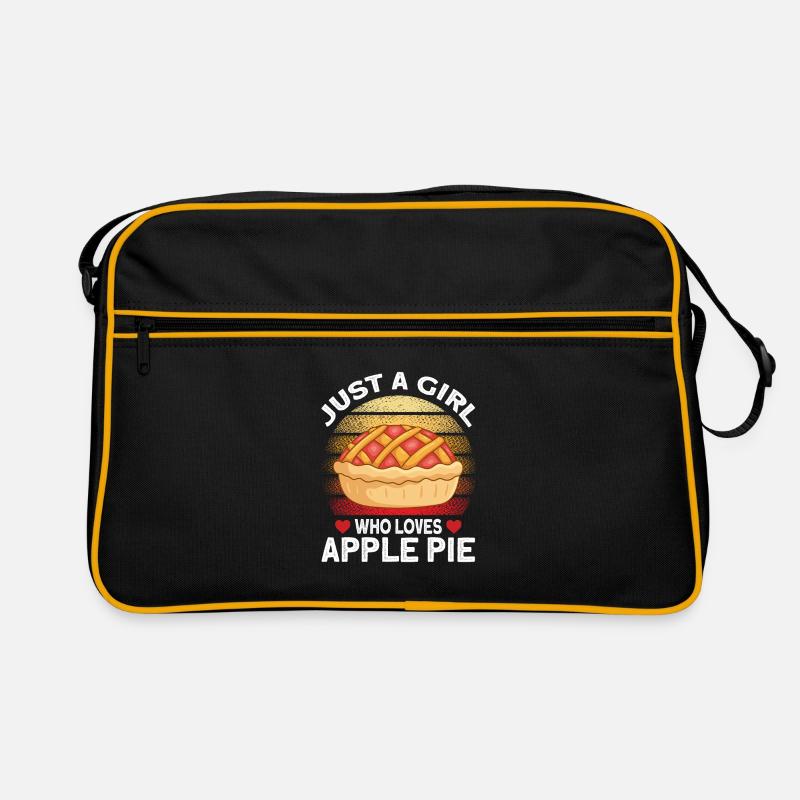 Apfelkuchen Retro Tasche