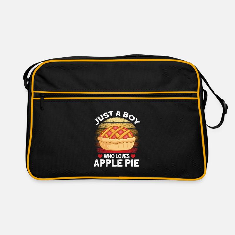 Apfelkuchen Retro Tasche