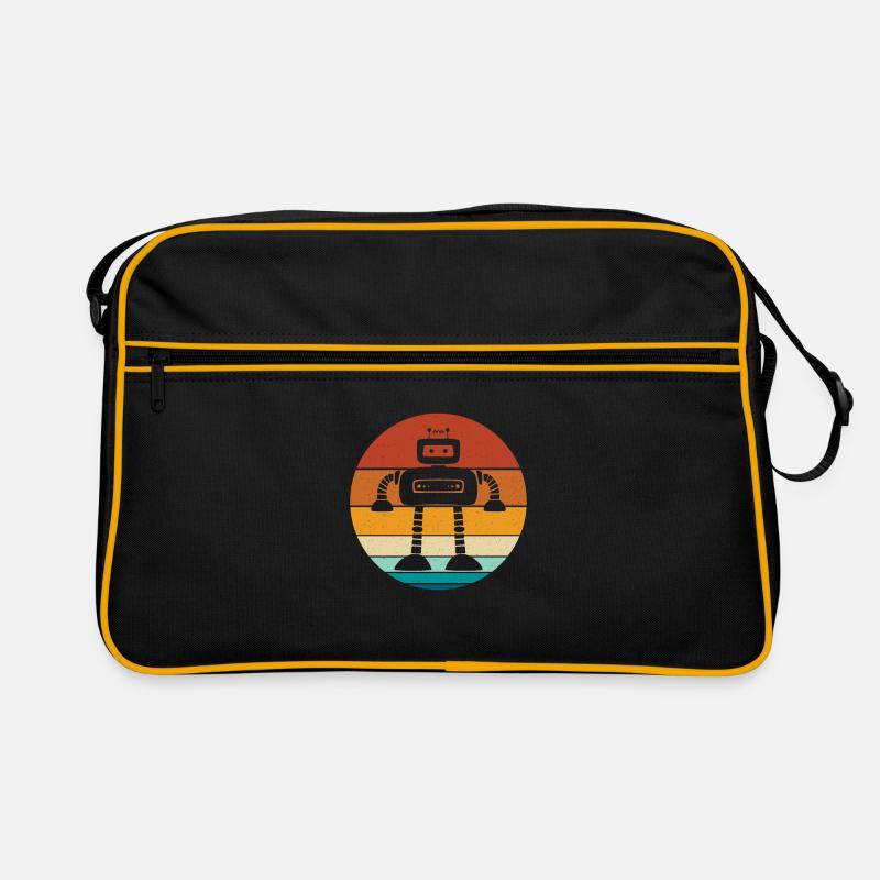 Roboter Retro Tasche