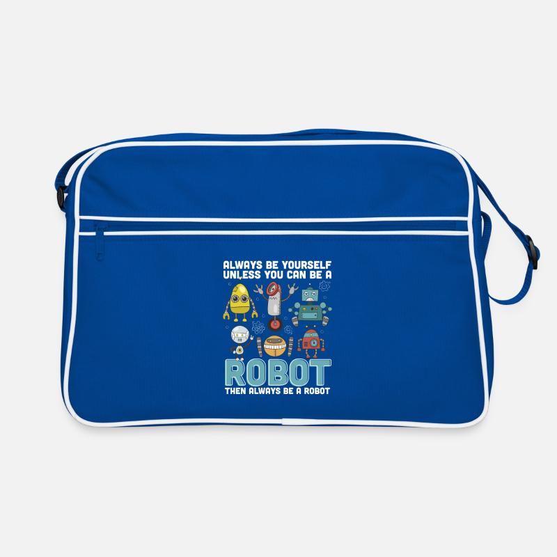 Roboter Retro Tasche