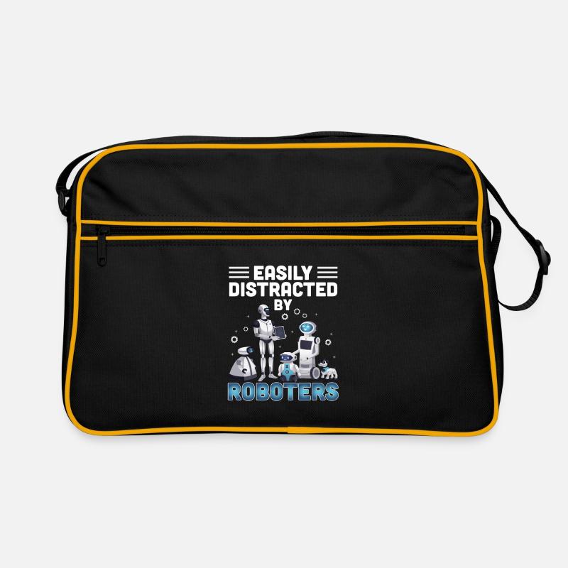 Roboter Retro Tasche