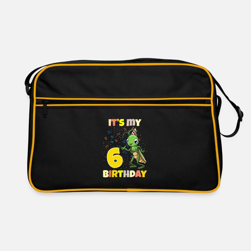 It's my 6th birthday grasshopper Retro Bag
