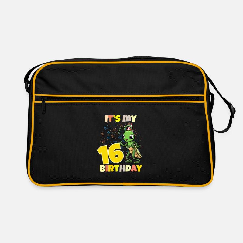 It's my 16th birthday grasshopper Retro Bag