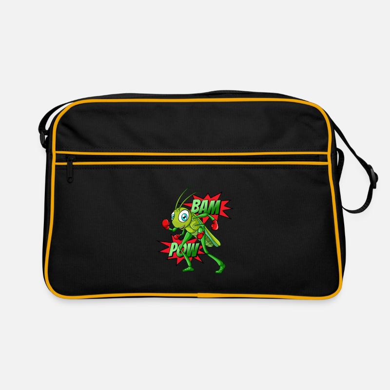 Boxe sauterelle Sac Retro