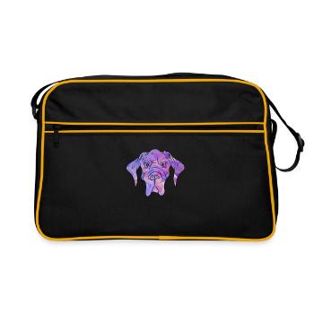Dogue allemand - Sac Retro - noir/or - Devant