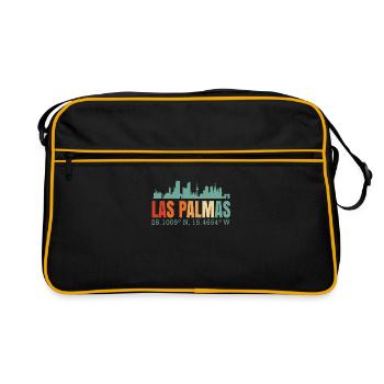 Las Palmas - Retro Bag - black/gold - Front