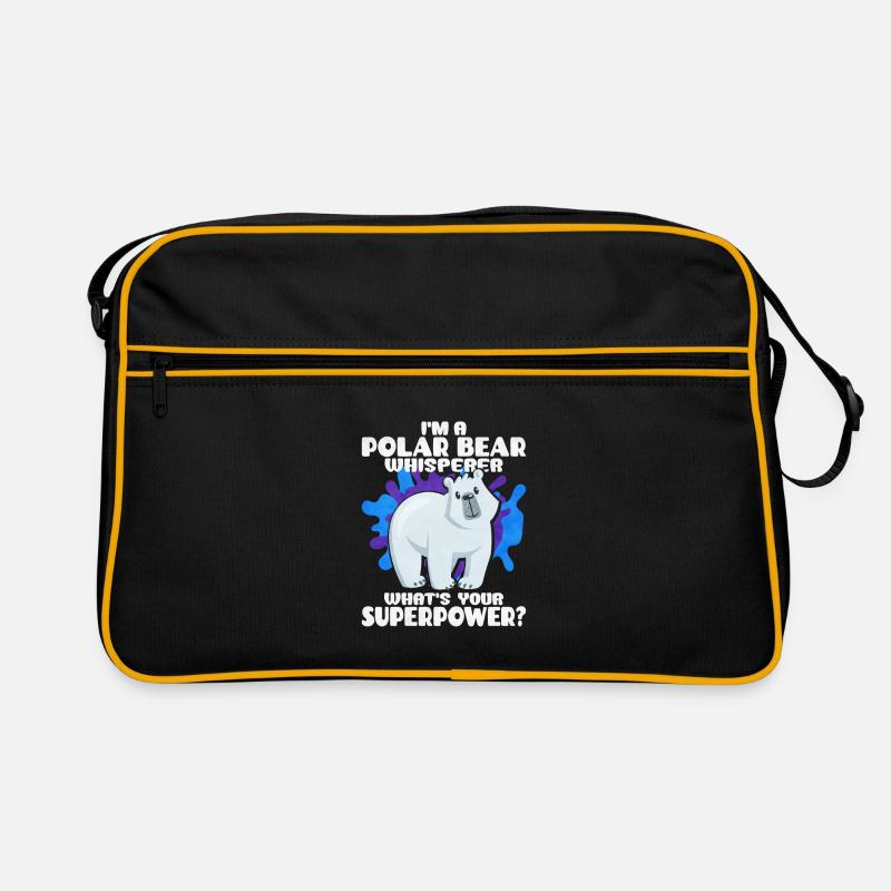 Ours blanc Sac Retro